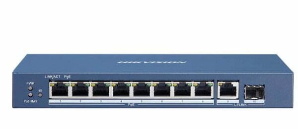 8 Port PoE Gigabit Unmanaged Switch PoE HIKVISION DS-3E0510P-E/M