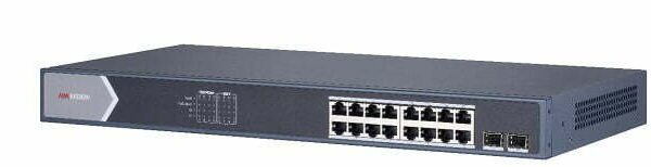 16 Port PoE Gigabit Unmanaged Switch PoE HIKVISION DS-3E0518P-E/M