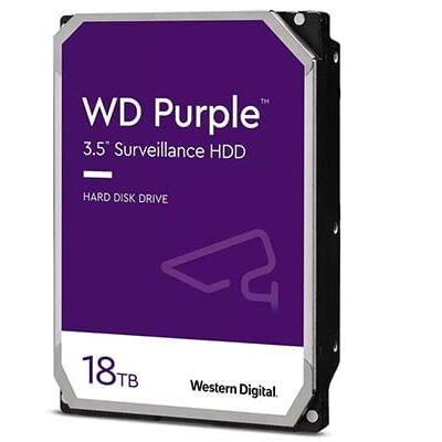 Ổ cứng Camera 18TB HDD WESTERN PURPLE WD180PURZ