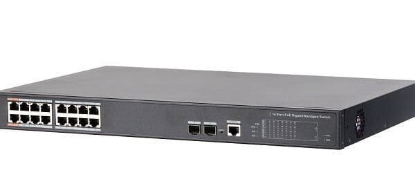 16 Port PoE PoE Gigabit Managed Switch DAHUA DH-PFS4218-16GT-190