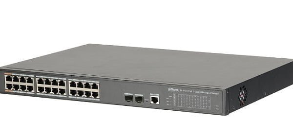 24 Port PoE PoE Gigabit Managed Switch DAHUA DH-PFS4226-24GT-240