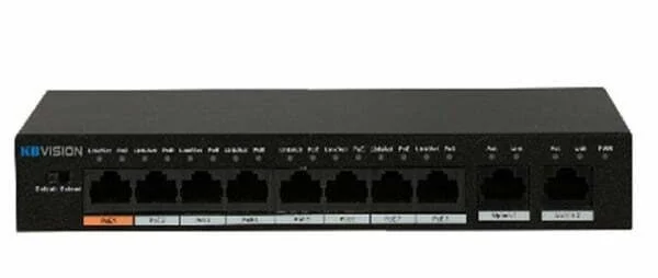Switch 8 Port 10/100Mbps Switch PoE KBVISION KX-ASW08-P2