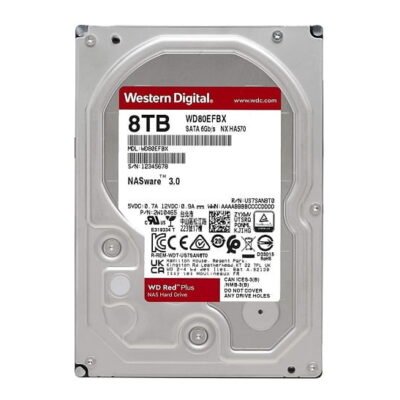 Ổ cứng chuyên Camera 8TB Western Red Plus WD80EFBX