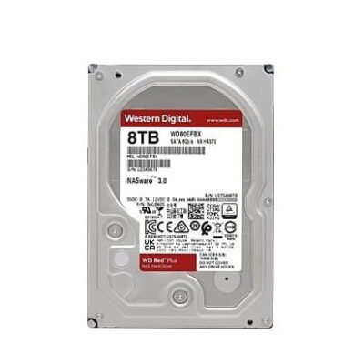 Ổ cứng chuyên Camera 8TB Western Red Plus WD80EFZZ
