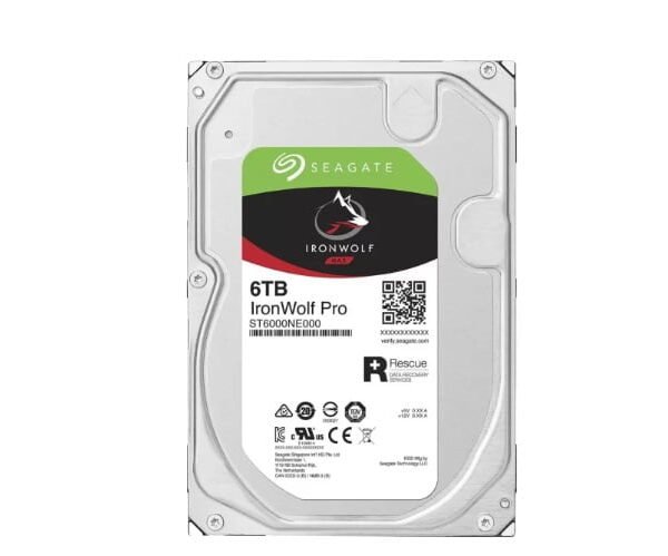 Ổ cứng Camera 6TB HDD SEAGATE IronWolf Pro ST6000NE000