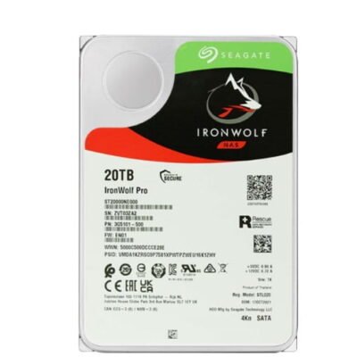 Ổ cứng Camera 20TB HDD SEAGATE IronWolf Pro ST20000NE000