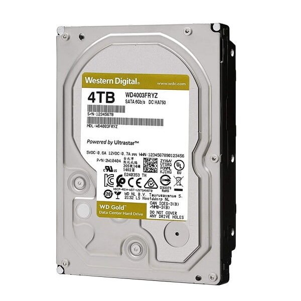 Ổ cứng chuyên Camera 4TB Western Gold WD4003FRYZ