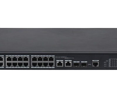 24 Port PoE 100Mbps + 2 Port PoE Gigabit Managed Switch PoE DAHUA DH-PFS4226-24ET-360