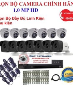 TRỌN BỘ CAMERA CHÍNH HÃNG 1.0 MP HD
