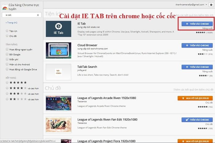 Hướng dẫn xem camera qua trình duyệt Chrome, Cốc Cốc,  Fire Fox, IE