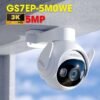 Camera Wifi 360 Ngoài Trời 5mp IMOU IMOU IPC-GS7EP-5M0WE Tích Hợp Mic Và Loa,Bật Đèn và Hú còi