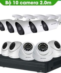 TRỌN BỘ 10 CAMERA KBVISION 2.0MP THƯƠNG HIỆU MỸ