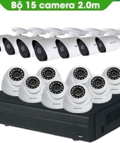 TRỌN BỘ 15 CAMERA KBVISION 2.0MP THƯƠNG HIỆU MỸ