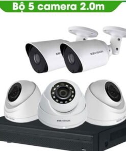 TRỌN BỘ 5 CAMERA KBVISION 2.0MP
