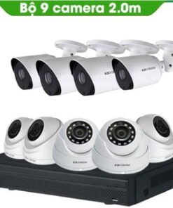 TRỌN BỘ 9 CAMERA KBVISION 2.0MP THƯƠNG HIỆU MỸ