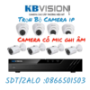 TRỌN BỘ CAMERA IP CÓ GHI ÂM KBVISION 2.0MP