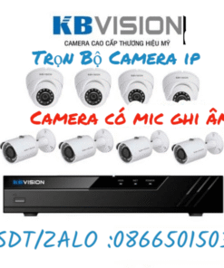 TRỌN BỘ CAMERA IP CÓ GHI ÂM KBVISION 2.0MP