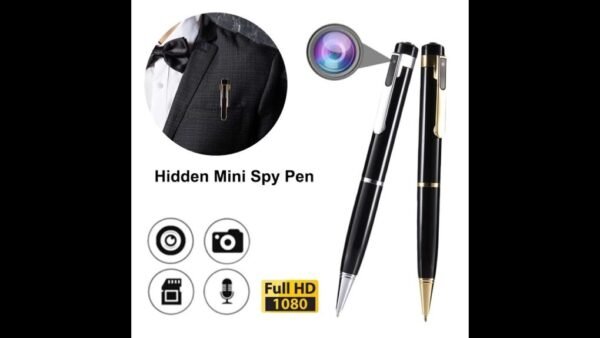 Camera Ngụy Trang Bút Viết quay phim ghi hình pin 1-2 giờ cực hot;