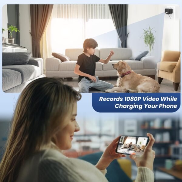 camera mini an ninh Coc Sac Iphone Wifi 4K Nhin Xa 30M Goc 100 The 128G 1