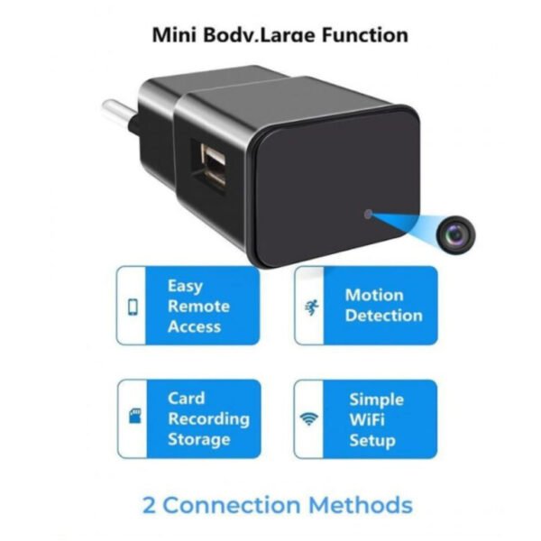 Camera Wifi Ngụy Trang Cục Sạc 4k;