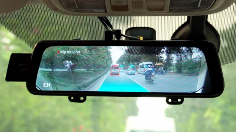 Camera hành trình ô tô Gương chiếu hậu 