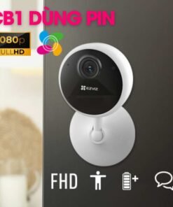 Camera wifi dùng pin Ezviz CB1 2MP, lưu điện 40 ngày liên tục,tích hợp mic và loa