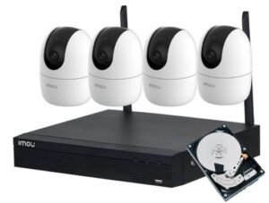 Trọn Bộ kit 4 Camera IMOU Wifi Không Dây Trong Nhà xoay 360