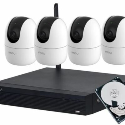 Trọn Bộ kit 4 Camera IMOU Wifi Không Dây Trong Nhà xoay 360