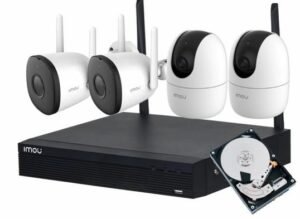 Trọn Bộ kit 4 Camera IMOU Wifi Không Dây xoay 360 và ngoài trời