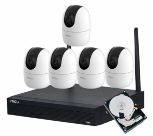 Trọn Bộ kit 5 Camera IMOU Wifi Không Dây xem tivi, điện thoại
