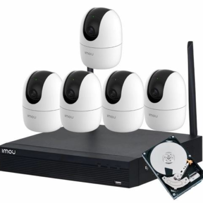 Trọn Bộ kit 5 Camera IMOU Wifi Không Dây xem tivi, điện thoại