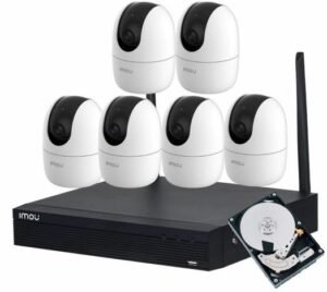 Trọn Bộ kit 6 Camera IMOU Wifi Không Dây Trong Nhà xoay 360