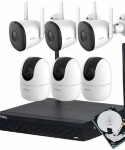 Trọn Bộ kit 6 Camera IMOU Wifi Không Dây xoay 360 và ngoài trời