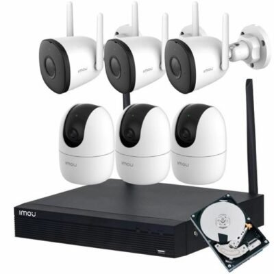 Trọn Bộ kit 6 Camera IMOU Wifi Không Dây xoay 360 và ngoài trời