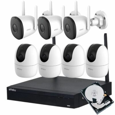Trọn Bộ kit 7 Camera IMOU Wifi Không Dây xoay 360 và ngoài trời