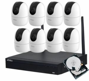 Trọn Bộ kit 8 Camera IMOU Wifi Không Dây Trong Nhà xoay 360