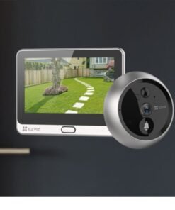 Bộ chuông cửa wifi không dây sử dụng pin sạc Ezviz CS-DP2C-A0-6E2WPFBS,pin sạc 4600mAh, Màn hình 4.3 inch,