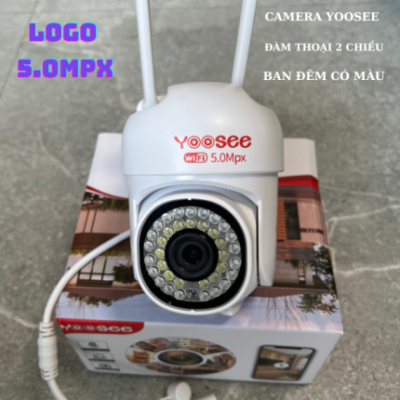Camera Wifi 5.0mp Yoosee ip wifi PTZ 36 LED Có Màu