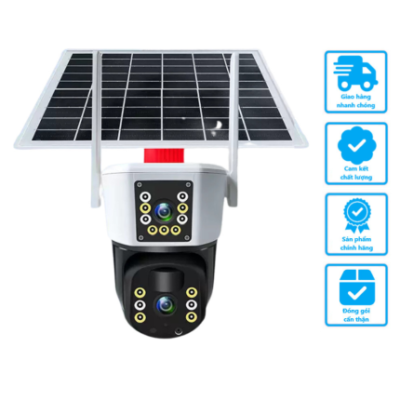Camera Dùng Sim 4G TG37 App (Eseecloud) 6.0Mp- 2 Khung Hình- Solar Năng Lượng