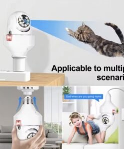 Camera Wifi 2.0mp Yoosee ip wifi Ys08BK Bóng Đèn Báo Khói