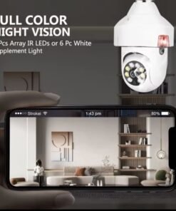 Camera Wifi 2.0mp Yoosee ip wifi Ys08BK Bóng Đèn Báo Khói