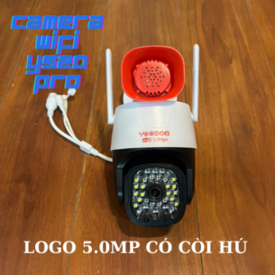 Camera Wifi 5.0mp Yoosee ip wifi YS-20-Pro Còi Hú Có Màu