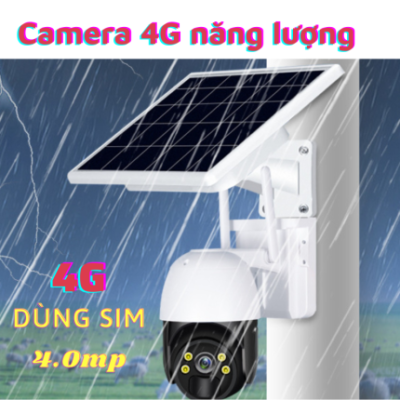 Camera Dùng sim 4G CG19 ESEECLOUD 4.0mp+Solar Năng Lượng-Xoay