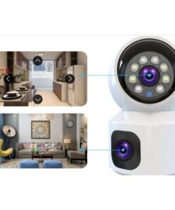 Camera Wifi 3.0mp Yoosee ip wifi QS415 (2304) 2 Mắt-Có Màu