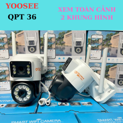 Camera Wifi 5mp Yoosee ip wifi QPT36-2 Mắt Khung Hình