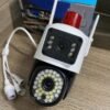 Camera 6mp Yoosee Ip Wifi Q44BD Có Màu-2 Mắt Khung Hình Camera Ip Wifi Yoosee Tầm Nhìn Xa 30 -50m