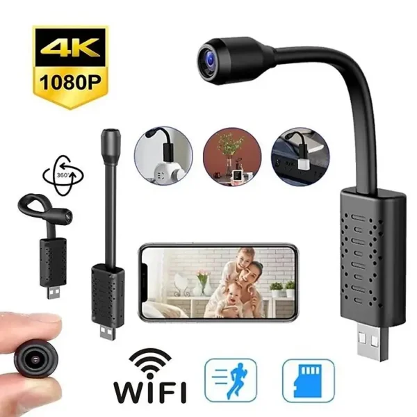 Camera Wifi Mini Cổng Usb Ngụy Trang Camera Mini Usb Thông Minh (2)