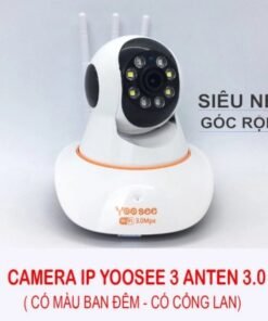 Camera  3.0mp Yoosee ip wifi 3 Anten GT3442 Có Lan Camera ip wifi yoosee tầm Nhìn xa 30 -50mcamera yoosee 3 râu hd-720p,
camera yoosee 3.0mpx 1080p,
Cài đặt Yoosee,
camera yoosee: cách sử dụng,
Camera Yoosee kết nối được máy điện thoại,
camera yoosee 4 râu 5.0mpx full hd 1080p,
Camera Yoosee ngoài trời,
Phần mềm camera Yoosee,shop camera,
human detection,
camera nhìn xa 100m,
camera 4 chiều,
camera đa chiều,
camera kbvision có âm thanh,