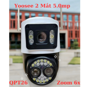 Camera  5mp Yoosee ip wifi QPT26-2 Mắt Khung Hình-Zoom 6x Camera ip wifi yoosee tầm Nhìn xa 30 -50mcamera yoosee 3 râu hd-720p,
camera yoosee 3.0mpx 1080p,
Cài đặt Yoosee,
camera yoosee: cách sử dụng,
Camera Yoosee kết nối được máy điện thoại,
camera yoosee 4 râu 5.0mpx full hd 1080p,
Camera Yoosee ngoài trời,
Phần mềm camera Yoosee,shop camera,
human detection,
camera nhìn xa 100m,
camera 4 chiều,
camera đa chiều,
camera kbvision có âm thanh,