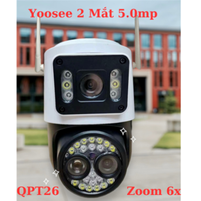 Camera  5mp Yoosee ip wifi QPT26-2 Mắt Khung Hình-Zoom 6x Camera ip wifi yoosee tầm Nhìn xa 30 -50mcamera yoosee 3 râu hd-720p,
camera yoosee 3.0mpx 1080p,
Cài đặt Yoosee,
camera yoosee: cách sử dụng,
Camera Yoosee kết nối được máy điện thoại,
camera yoosee 4 râu 5.0mpx full hd 1080p,
Camera Yoosee ngoài trời,
Phần mềm camera Yoosee,shop camera,
human detection,
camera nhìn xa 100m,
camera 4 chiều,
camera đa chiều,
camera kbvision có âm thanh,